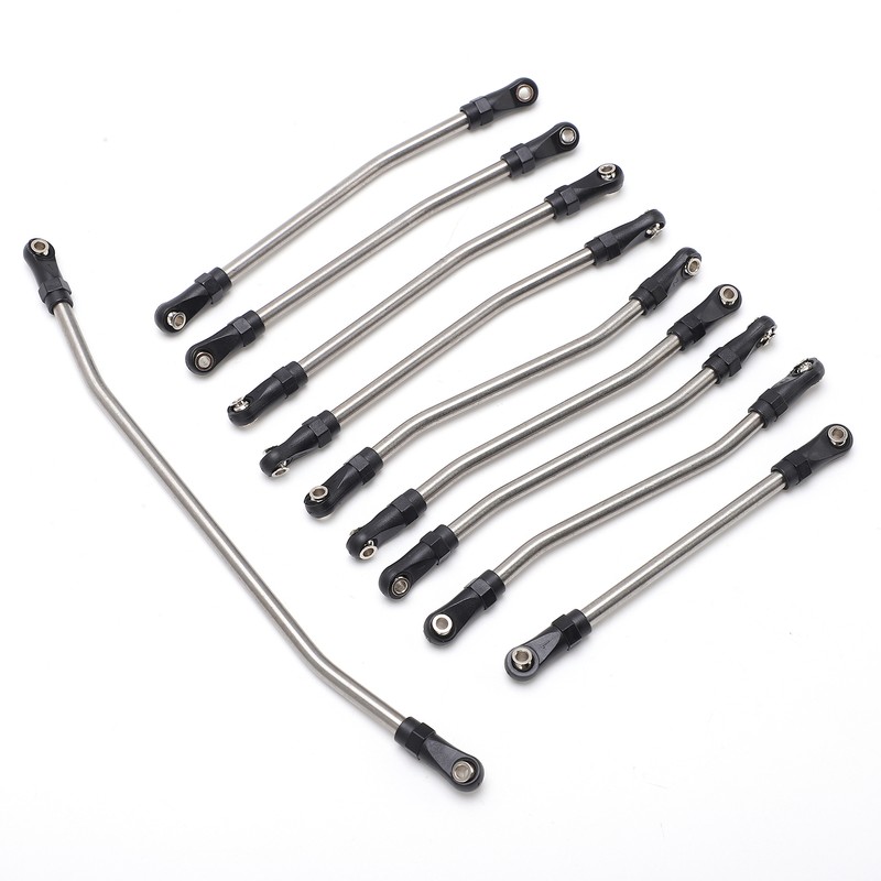 10pcs Stainless Steel Link Rod Fit for Axial Wraith 90018