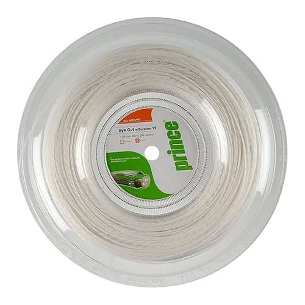 Prince Synthetic Gut Dura Flex String Reel - White, 1.35