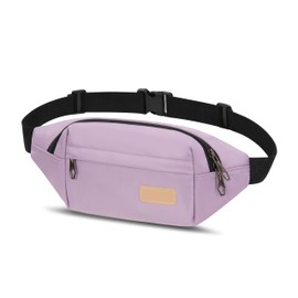 Lightweight Bumbags Waist Fanny Pack Water Resistant Bumbag with Multiple Pockets Suitable for Women Men Travel Daily Use Outdoor Sports (Purple)