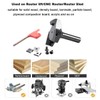 SICWOOD Slab Flattening Router Bits 1/2 Shank, 2-3/8" Cut Diameter,