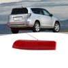 Rear Bumper Reflector ABS Red Tail Bumper Side Marker Reflector