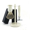 Classic Wet Razor Set with Safety Razor and Badger Hair