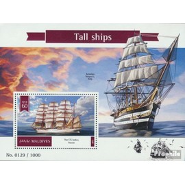 Prophila Collection Maldives Block 891 (Complete Edition) Mint NH ** MNH 2016 Large Ships (Stamps for Collectors) Seafaring/Ships
