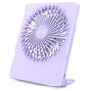 Zuvas Desk Fan Battery Operated Fan Rechargeable 180°Tilt Folding Personal