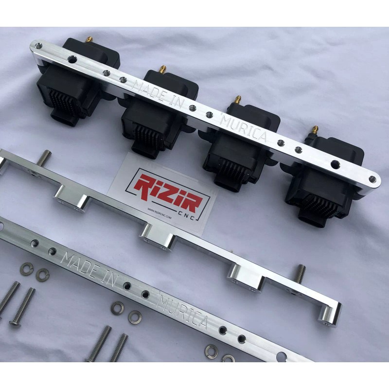 RiziR CNC SMART HIGH OUTPUT IGNITION COILS Bracket V8 FORD