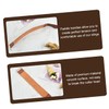 Healeved Straight Razor Strop Artificial Leather Sharpening Strap for Manual