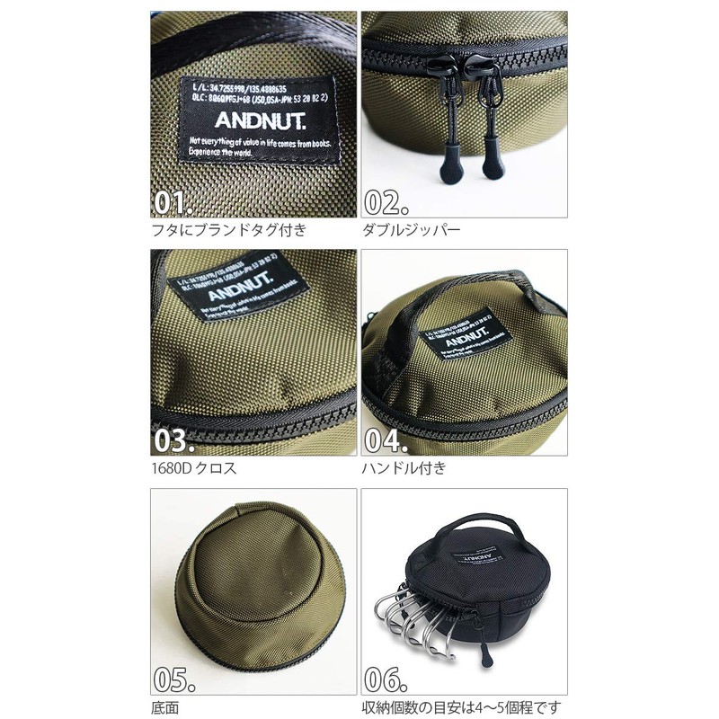 &NUT SIERRA-CUP CASE [OLIVE] AND NUT SHERA CUP CASE, green