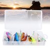 11pcs Fishing Lure Kit Mini Plastic Metal Soft Shrimp Hard