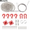 Chanjorlin 1/10 RC Car Mini Metal Trailer Chain and Tow
