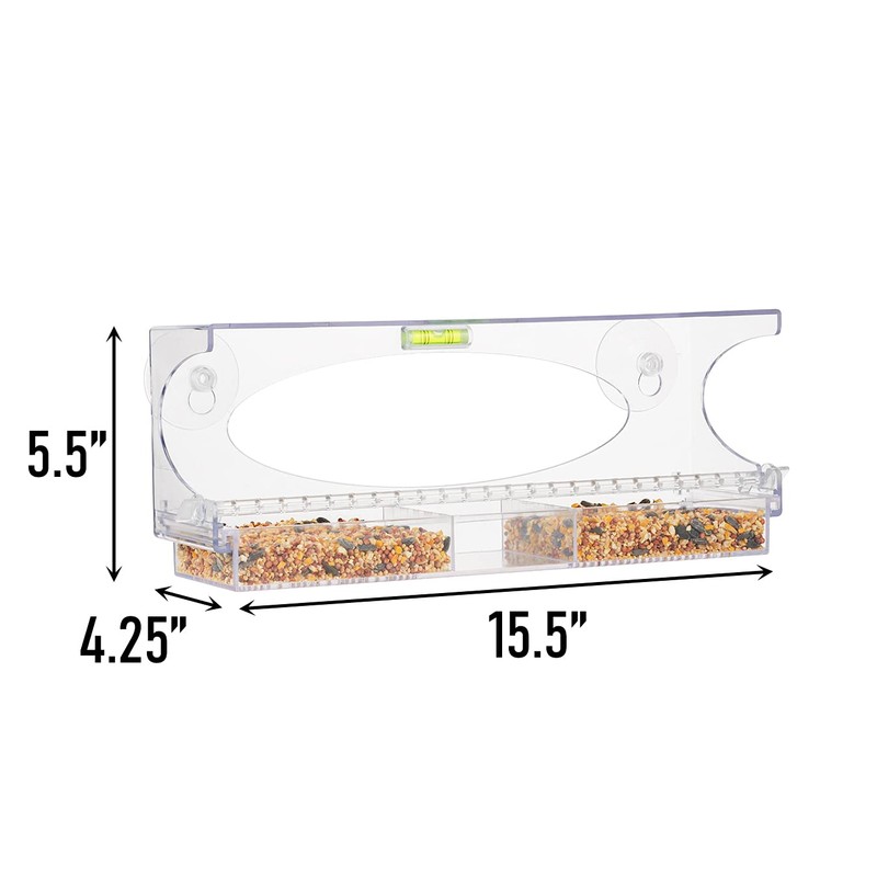 North States Nature's Yard - Large Clear Choice Window Bird