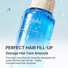 LA'DOR Perfect Hair Fill Up Original 3 Segundos Intensiva Queratina Mascarilla Capilar Tratamiento de Enjuague para Blanqueado Frizzy Dañado Permas Secas Tintes Acondicionador Profundo Proteína Auto C