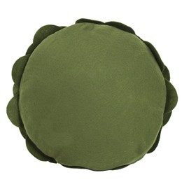 Fennco Styles Eva's Flower Garden Decorative Throw Pillow Case - 13 inch Round (Kiwi, 13" Case Only)