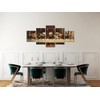 YOUHONG 5 Piece Leonardo Da Vinci Dining Room Decor Christian