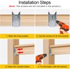 LukLoy 40 Pack 2x4 Brackets for Wood Rail, Fence Brackets