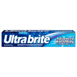 YOOZENA Ultra Brite Advanced Whitening Toothpaste Clean Mint 6 oz (Pack of 7)