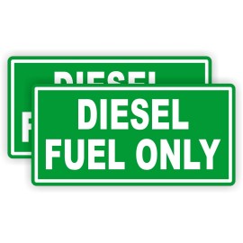 Unbranded/Generic 2-pcs DIESEL FUEL ONLY Vinyl Decals Stickers Gas Can Labels Transfer Tank Def