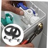 jojofuny 1set Heavy Duty Toilet Tank Bolts Kit Gaskets Toilet