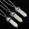Wixine 6Pcs Glow In The Dark Luminous Stone Pendant Necklace