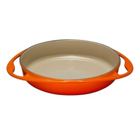 Le Creuset Enameled Cast-Iron 9-3/4-Inch Round Tarte Tatin Pan, Flame