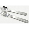 Jijinsha 42024-3 Spoon and Fork Set, Made in Japan, Yellow,
