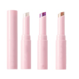 3pcs Eye Shadow Stick, 3-in-1 Long Lasting Crystal Jelly Glaze Glitter Pencil for Eyes and Cheeks,Lightweight Highlighter Stick Waterproof, Smudge Proof Shimmer Eyeshadow