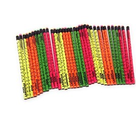 Musgrave Pencil, Sign Language Pencils, Number 2HB, Box of 36, Colors Yellow, Orange, Green, Pink