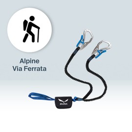 Salewa Ergo Core, Set Via Ferrata Unisex – Adult, Silver/Royal Blue, One Size