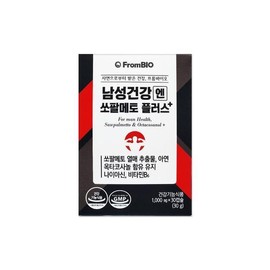 FromBio 프롬바이오 남성건강엔 쏘팔메토 플러스 1000mg 30캡슐/mjc Frombio Men's Health Saw Palmetto Plus 1000mg 30 Capsules