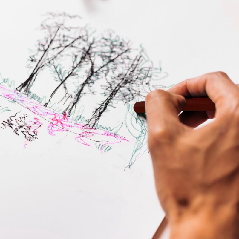 Pro Art Drawing Pastel, Sanguine Natural – 2 Piece