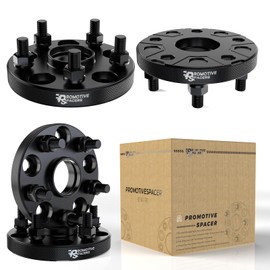 PROMOTIVE 5x4.5 Wheel Spacers 20mm- 5 Lug CNC Machined Forged 5x114.3 Hubcentric Spacers with M12x1.5 Studs & 67.1mm Hub Bore Compatible for Toyota Tacoma/Jeep/Chrysler/Mitsubishi Evo/Mazda - 4PCS