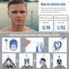 NARUTOO 180°Full Face Snorkel Mask, Double Floating Ball Design Anti-Leak