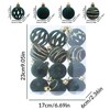 Shatterproof Christmas Ornaments Set – 6/12pcs Velvet Christmas Tree Hanging