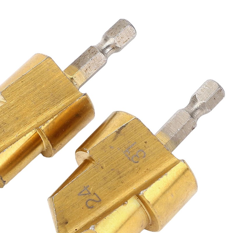 PPR Pipe Reamer Bits, 3Pcs High Carbon Steel PVC Pipe
