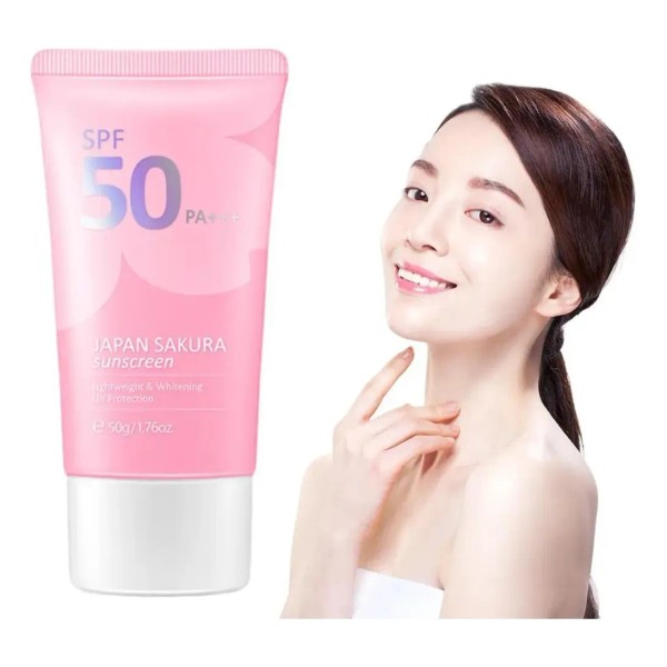 Protector Solar Sakura F50 Para Dama Pantalla Coreana Nueva!