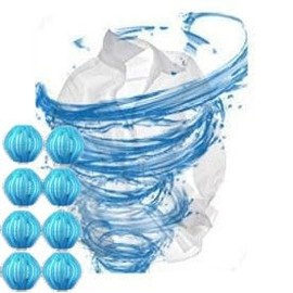 WUBAYI 12 Stücke Fusselbälle Waschmaschine mit Haken-Design - Tierhaarentferner Waschmaschinenzubehör, Wiederverwendbare Flusensiebe für Waschmaschine & Trockner, Schonend zu Kleidung (Blau)