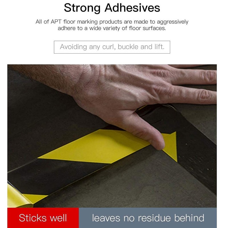 APT, PVC Marking Tape, Premium Vinyl Safety Marking and Dance