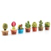 Haofy Flores de Cactus, Mini Plantas Suculentas Artificiales, Encantadora Casa