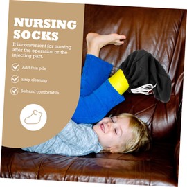 Mobestech Home Gypsum Foot Cover Sock Breathable Care Sock for Fracture Warm and Comfortable Support for for Post- and Ankle Injuries