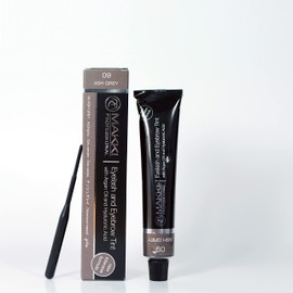 09 Ash Grey Makki Professional Intensive Eyelash and eyebrow tint dye with argan oil & hualuronic acid 22ml