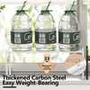 Stuzos Retractable Over The Sink Shelf - Carbon Steel Window
