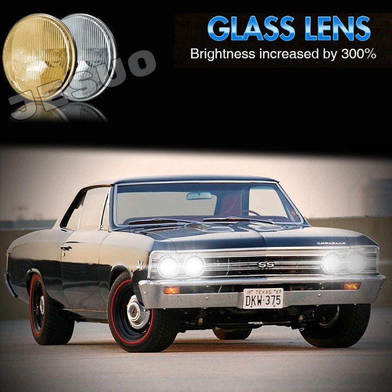 JESUO 4PCS 5 3/4" 5.75 LED Headlights High/Low For Oldsmobile