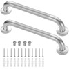 2 Pack 16 Inch Grab Bars for Bathtubs and Showers,