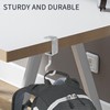 Zayin 2 Pack Desk Bag Holder Schoolbag Hooks Headphone Hanger