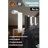 Menz Premium Door Hooks for Hanging Inside - Pack of