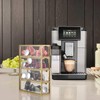 ELLDOO Coffee Pod Holder with 4 Drawers, Gold Glass Coffee