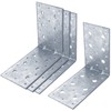 YIDU69Q 4 Pcs 6" x 6" x 4" Galvanized Steel