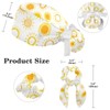RODAILYCAY Gorro Quirúrgico Doodle Suns Amarillo Para Mujer Y Conjunto