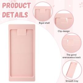 PerKoop 32 Pack Check Holders Check Presenters for Restaurant Plastic Guest Receipt Tip Trays Bill Credit Card Holder Waitress for Bars Hotels(Pink)