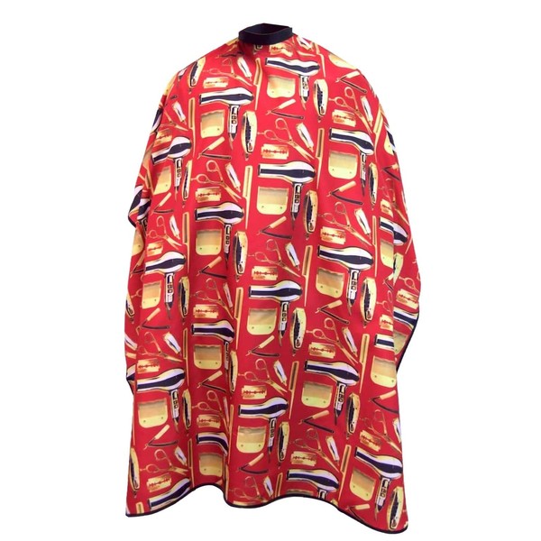 King Midas Professional Barber Cape - Hair Cutting Cape with Snap Buttons - Long Lasting Unisex Cape for Hair Salon
