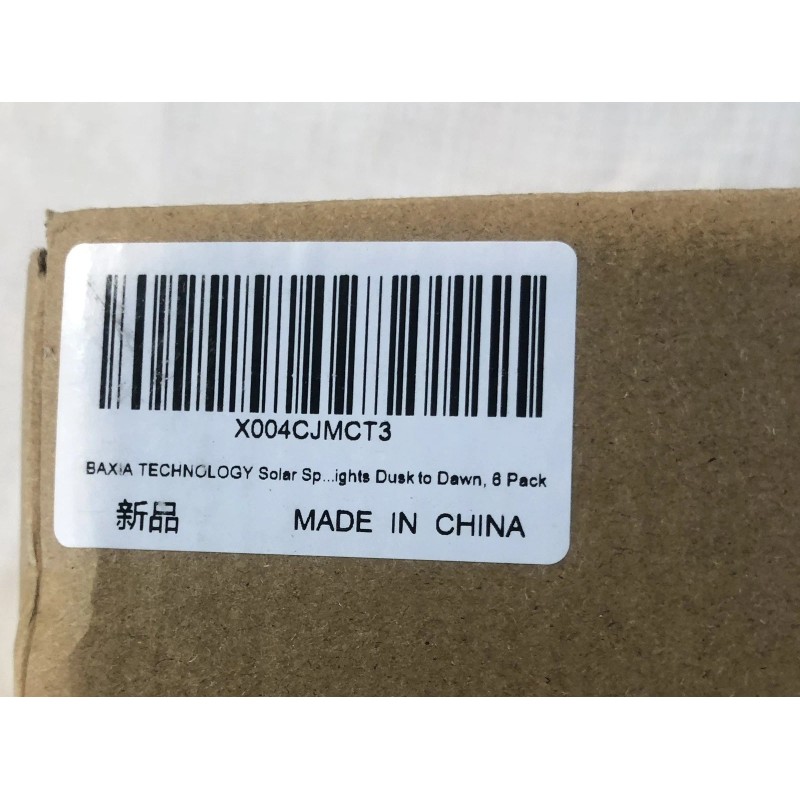 BAXIA TECHNOLOGY Solar Spot Lights Outdoor Waterproof (6 pack)